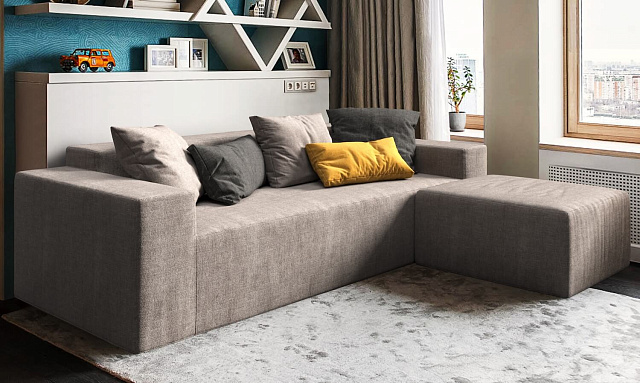 Диван Драм, прочный и надежный каркас из ППУ